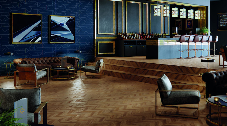 Polyflor offers modern vinyl floors in a wide floor, flooring, interior design, lobby, brown