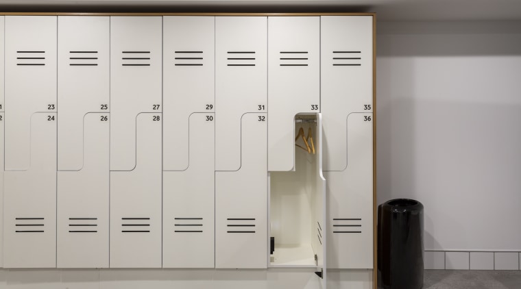 Remotely controlled end-of-trip lockers are just one of architecture, lockers, Vidak, remote controlled, smart solution, office