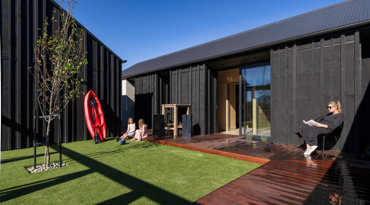 The house is orientated around the internal courtyard 