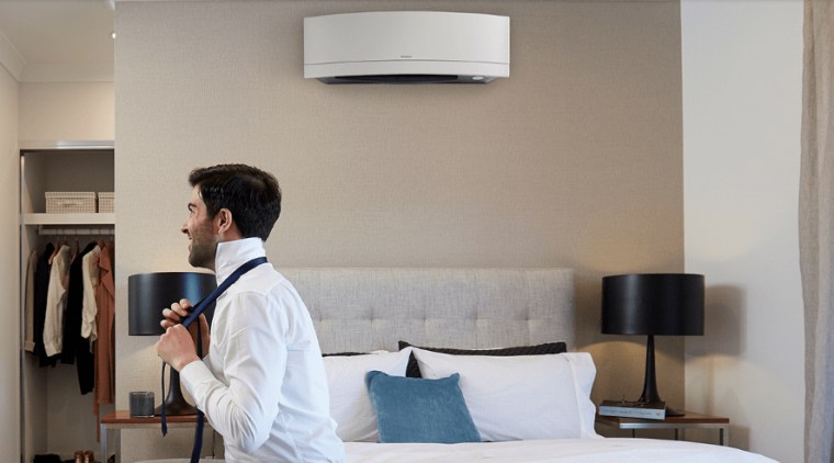 Learn more about Daikin here: https://trendsideas.com/profiles/daikin-new-zealand/stories furniture, interior design, room, gray