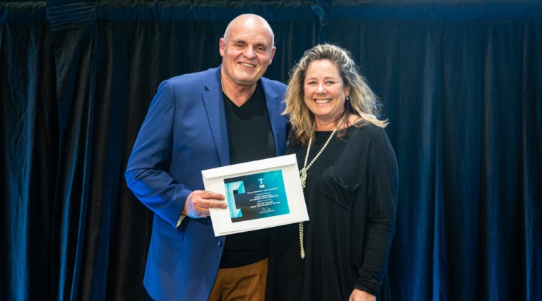2019 TIDA New Zealand Homes presentation evening award, award ceremony, event, blue, black
