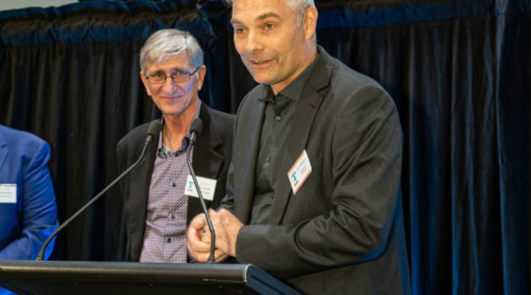 2019 TIDA New Zealand Homes presentation evening employment, event, official, public speaking, speech, spokesperson, black