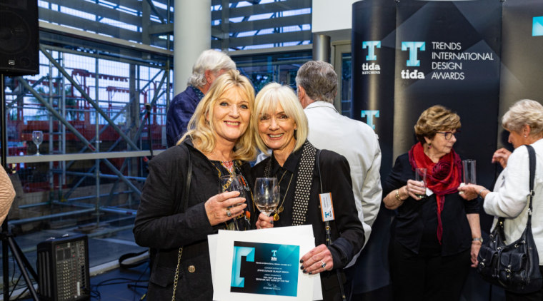 2019 TIDA New Zealand Homes presentation evening display device, event, job, product, technology, tourism, black