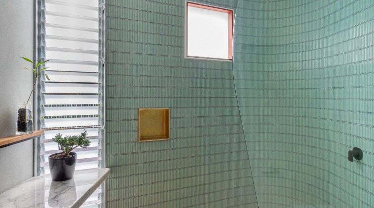 Together with the curvaceous allure of the shower 