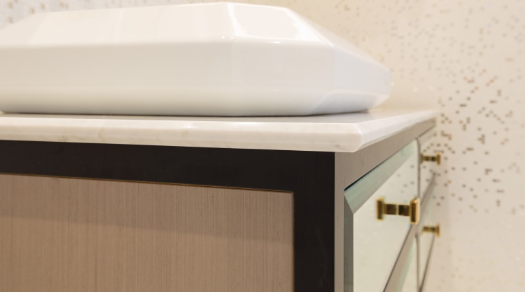 A bevelled edge on the basin is echoed plumbing fixture, product design, white