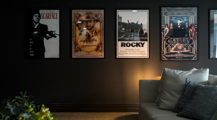 The choice of Resene Zeus in a matt home, interior design, room, black