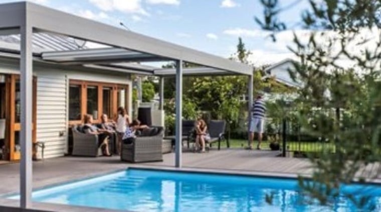 Johnson Couzins Limited View 1 home, house, leisure, outdoor structure, property, real estate, resort, swimming pool, white, gray