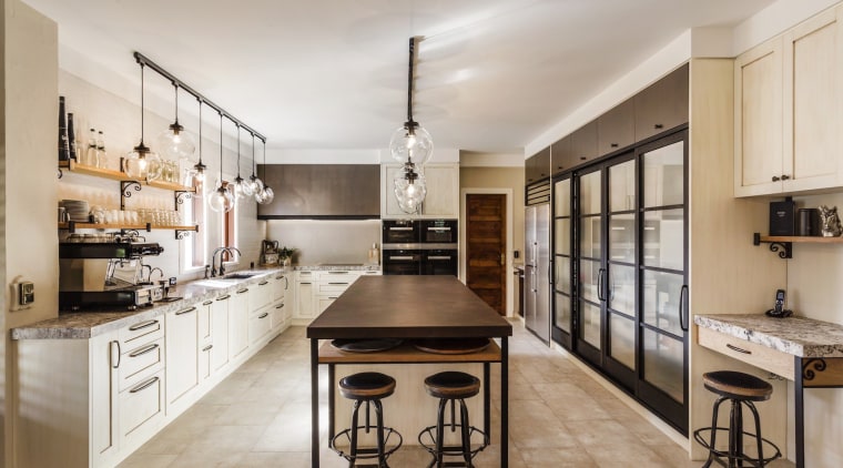 Congratulations to Damian Hannah from German Kitchens, winner cabinetry, countertop, cuisine classique, interior design, kitchen, real estate, gray