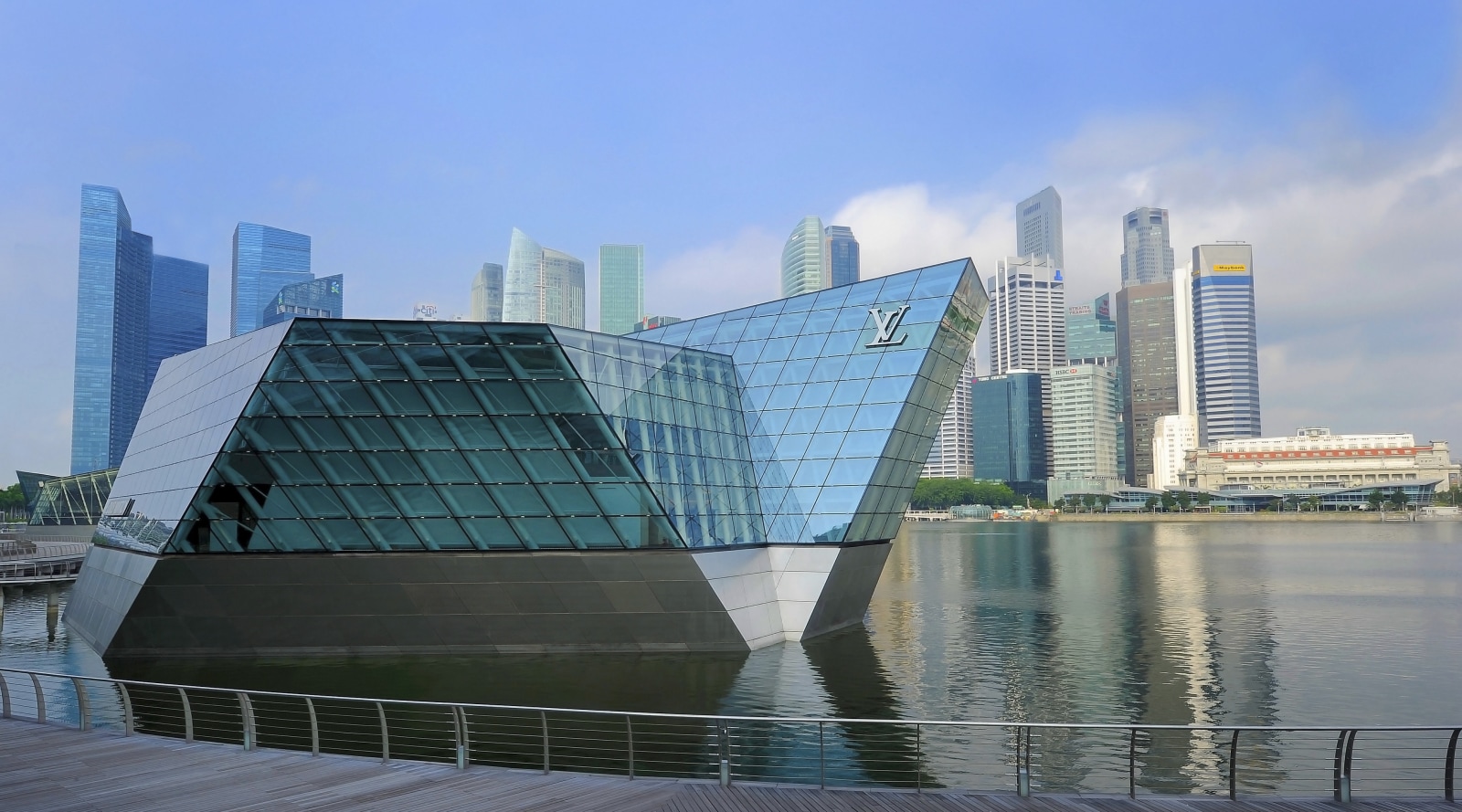 Louis Vuitton Building Marina Bay Singapore High-Res Stock Photo