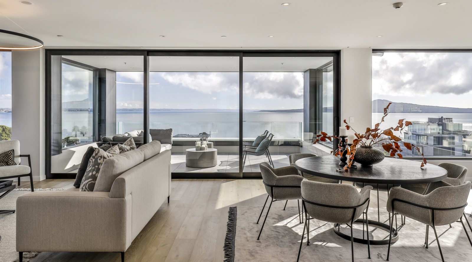 Photo inspiration: Luxury Scandinavian Penthouse Interior Trends Reference: Penthouse Interior Design In Balance With Views