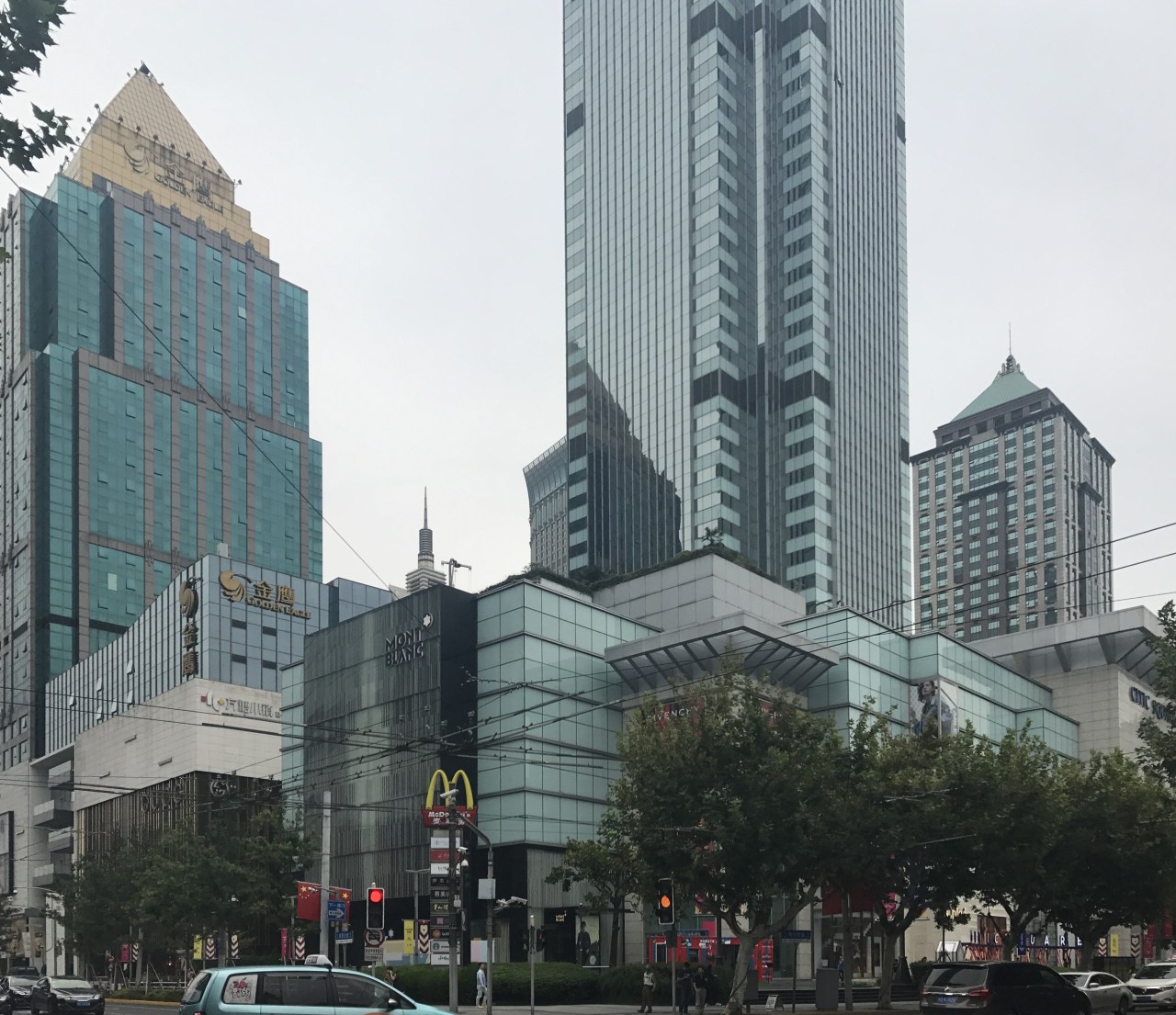 Before – the existing mall was boxy and 