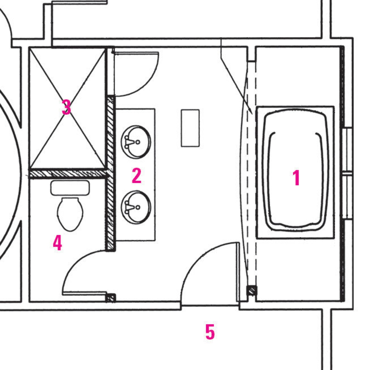 Plan view of the bathroom area, design, diagram, drawing, font, line, line art, pattern, product, product design, white, white