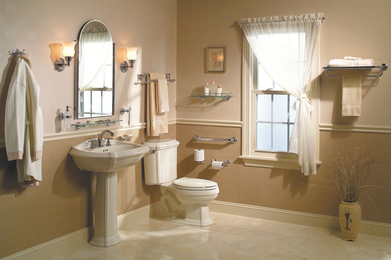 View of the bathroom bathroom, bathroom accessory, floor, home, interior design, plumbing fixture, room, brown