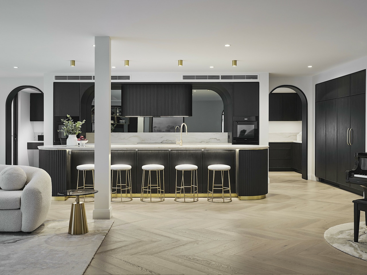 The new kitchen is a centrepiece within the 