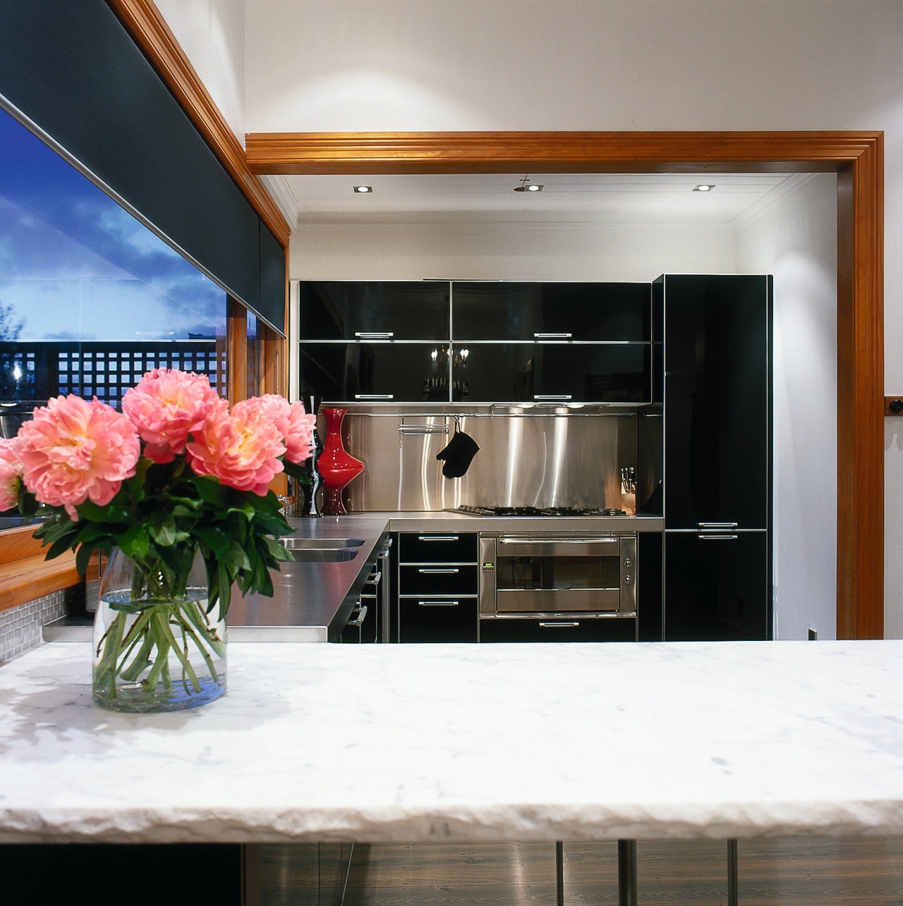 view of the stainless steel omega smeg apliances cabinetry, countertop, cuisine classique, home appliance, interior design, kitchen, room, gray