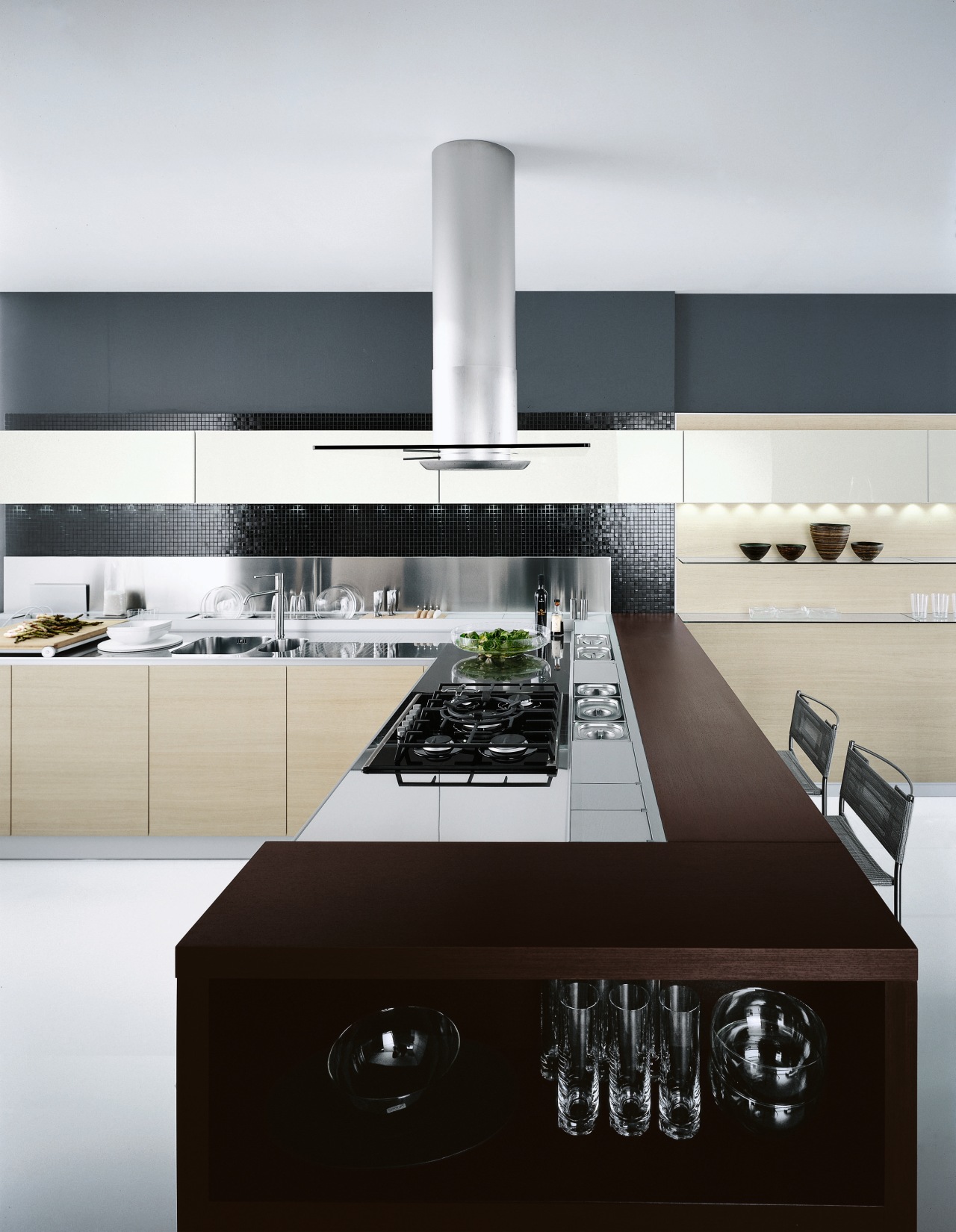 view od this clean  looking kitchen by countertop, interior design, kitchen, kitchen appliance, kitchen stove, product design, white, black, gray