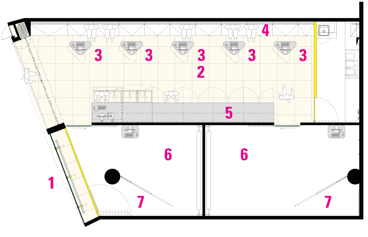 Legend plan of the showrrom. angle, area, design, diagram, line, text, white