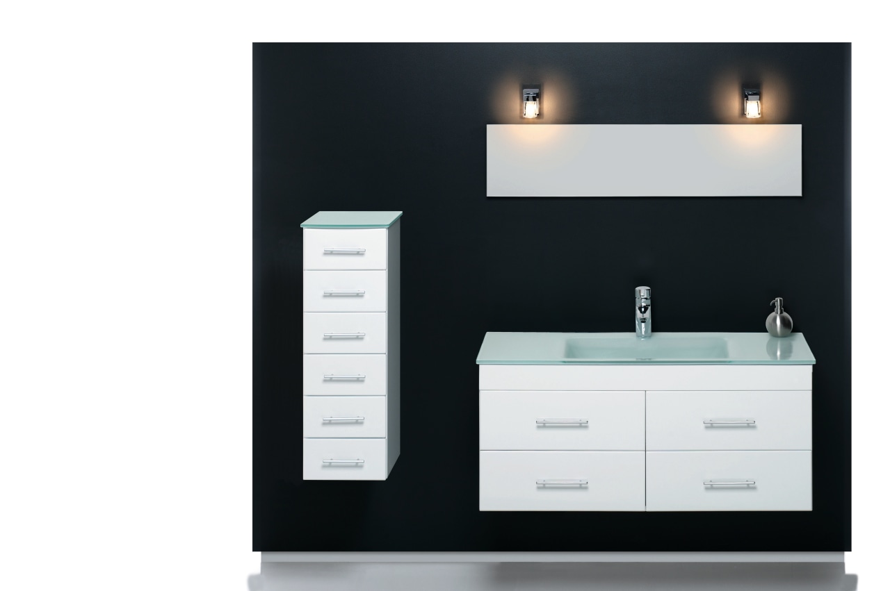 A view of an overall bathroom, dark green bathroom, bathroom accessory, bathroom cabinet, bathroom sink, product, product design, sink, tap, white, black