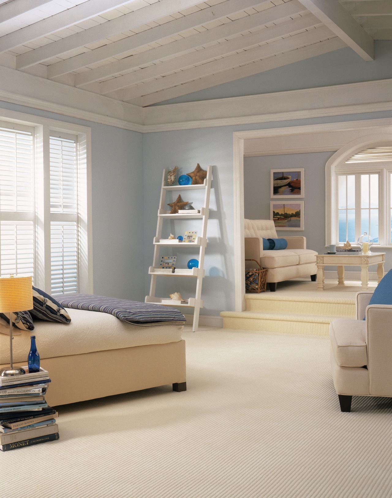 view of theliving area featuring carpet from glen bed frame, ceiling, daylighting, floor, flooring, furniture, home, interior design, laminate flooring, living room, room, wall, window, wood flooring, gray