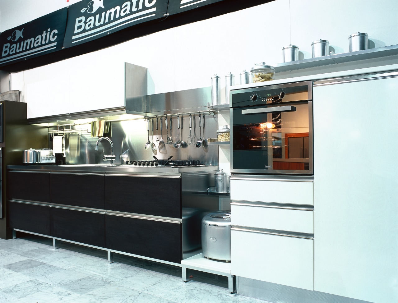 An example of Baumatic Appliances accessories and features. kitchen, white