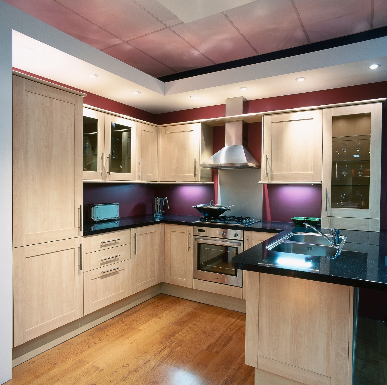 An example of the displays within Harvey Norman cabinetry, countertop, cuisine classique, floor, hardwood, interior design, kitchen, room, wood flooring