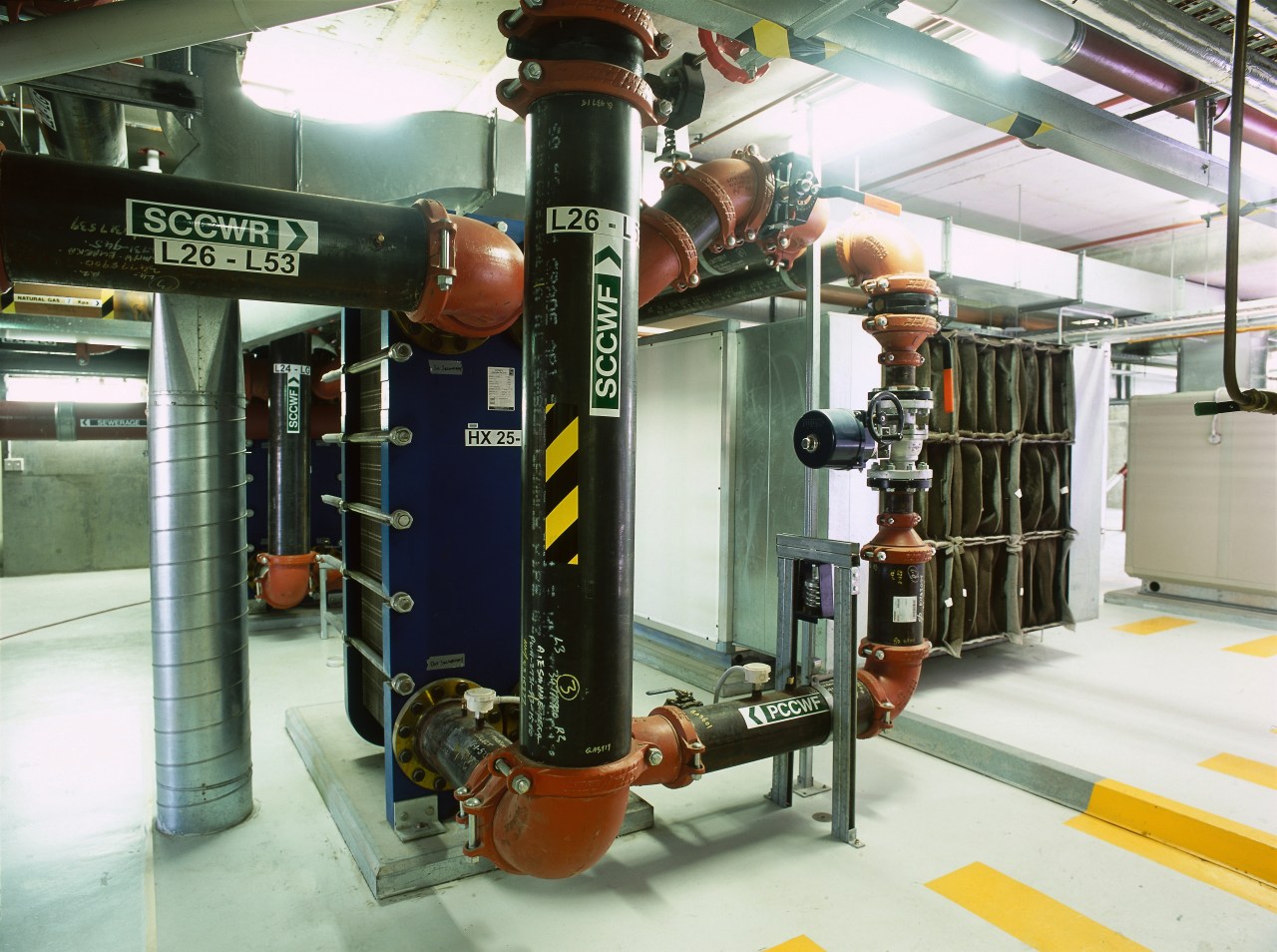 view of the plant  room that ae industry, white