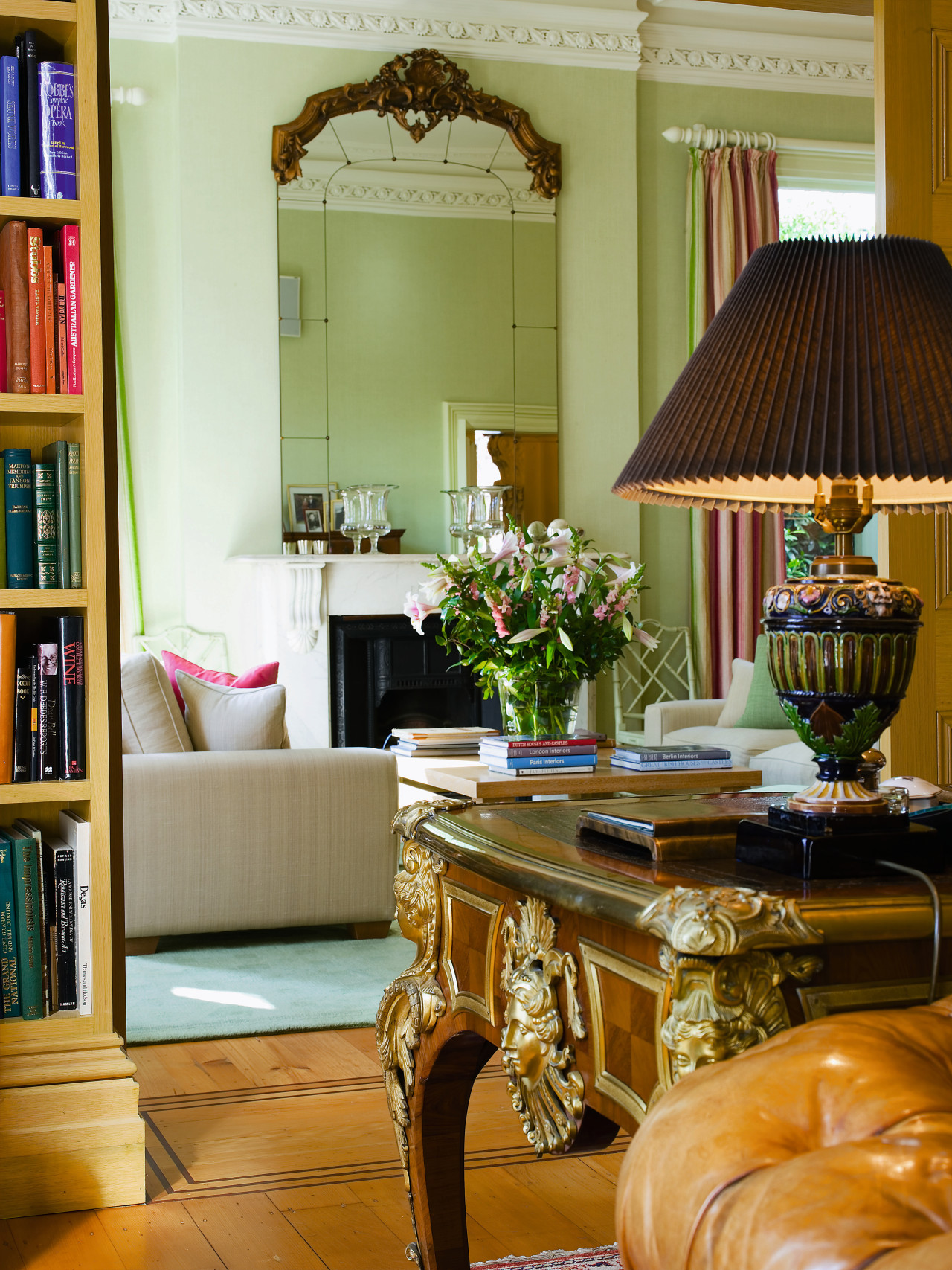 A vie wof a home painted with PPG dining room, furniture, home, interior design, living room, room, table, window, brown