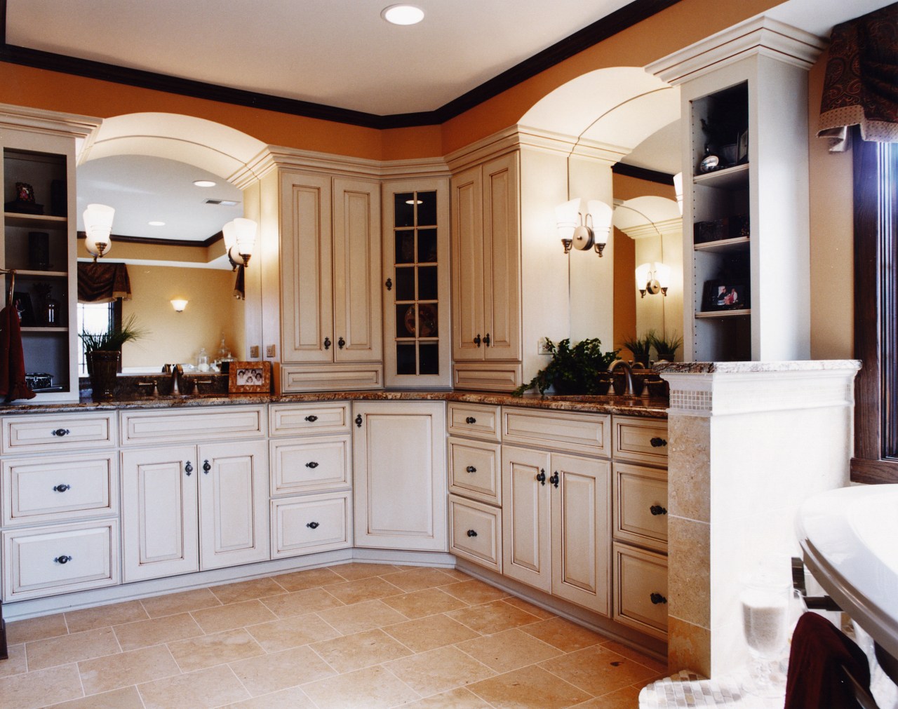A view of a kitchen by Insignia Kitchen cabinetry, countertop, cuisine classique, furniture, home, interior design, kitchen, room, gray
