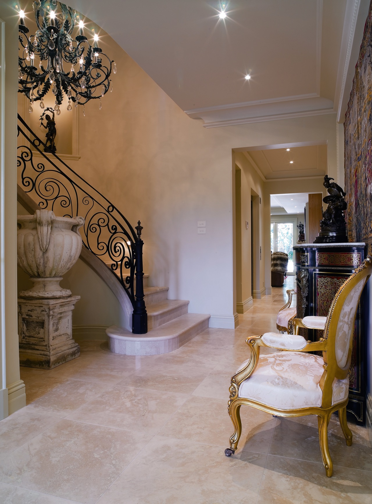 A view of some stone products from RMS ceiling, estate, floor, flooring, hardwood, home, interior design, laminate flooring, living room, molding, room, tile, wall, wood flooring, gray, brown