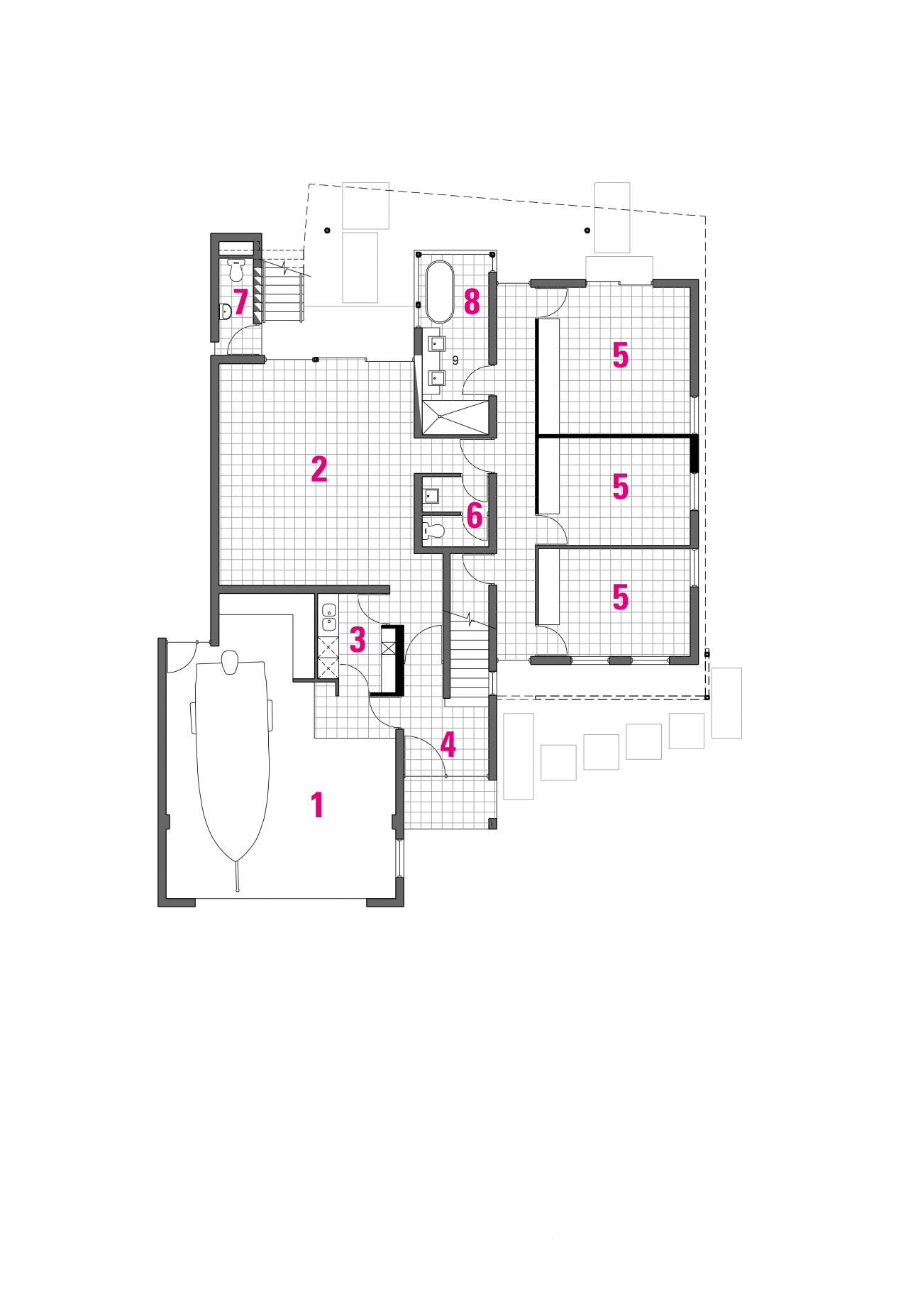 Floor plan of this beachside home area, design, diagram, floor plan, line, plan, product design, schematic, text, white