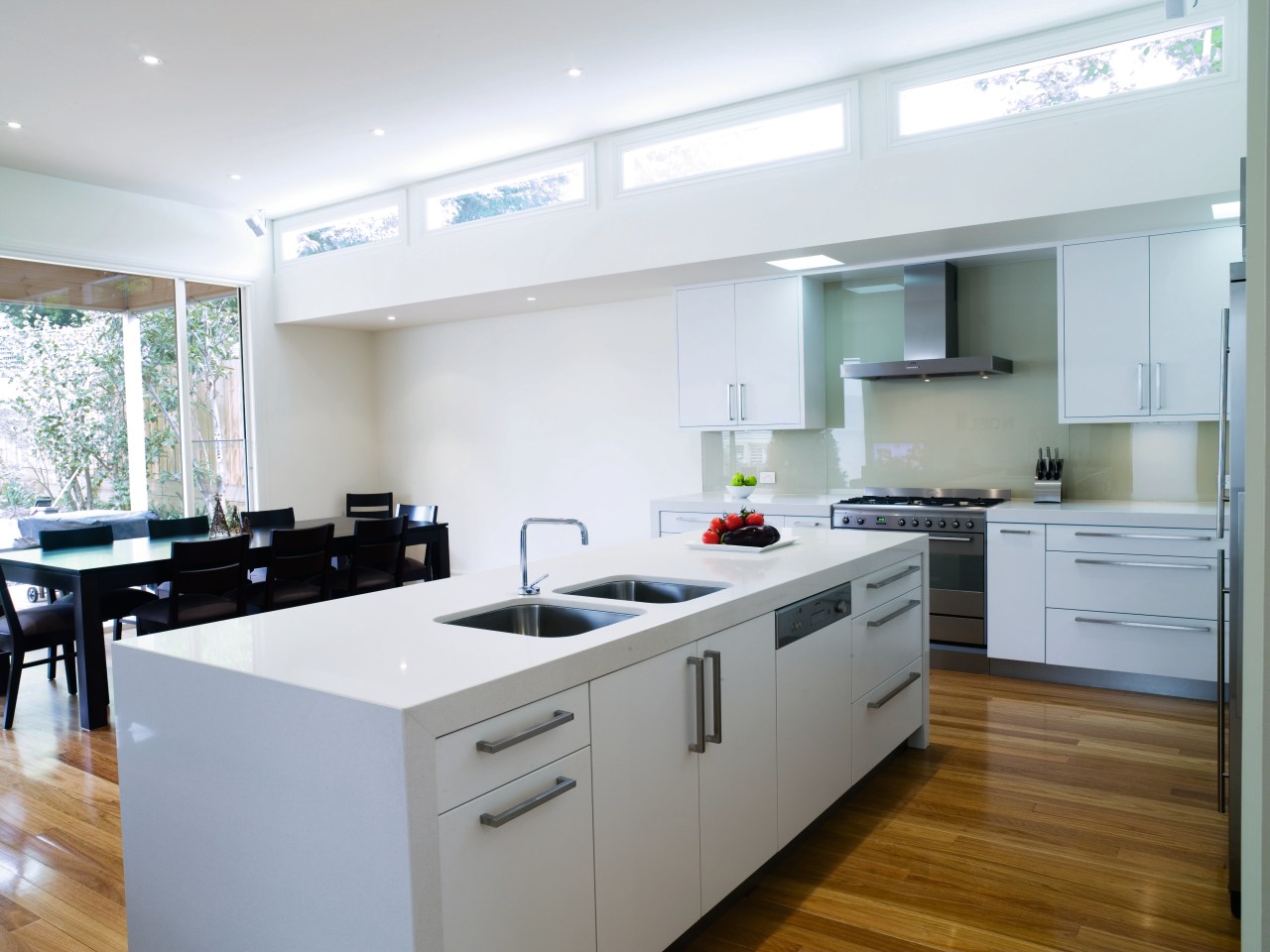 A view of a kitchen with some Omega cabinetry, countertop, interior design, kitchen, real estate, room, white