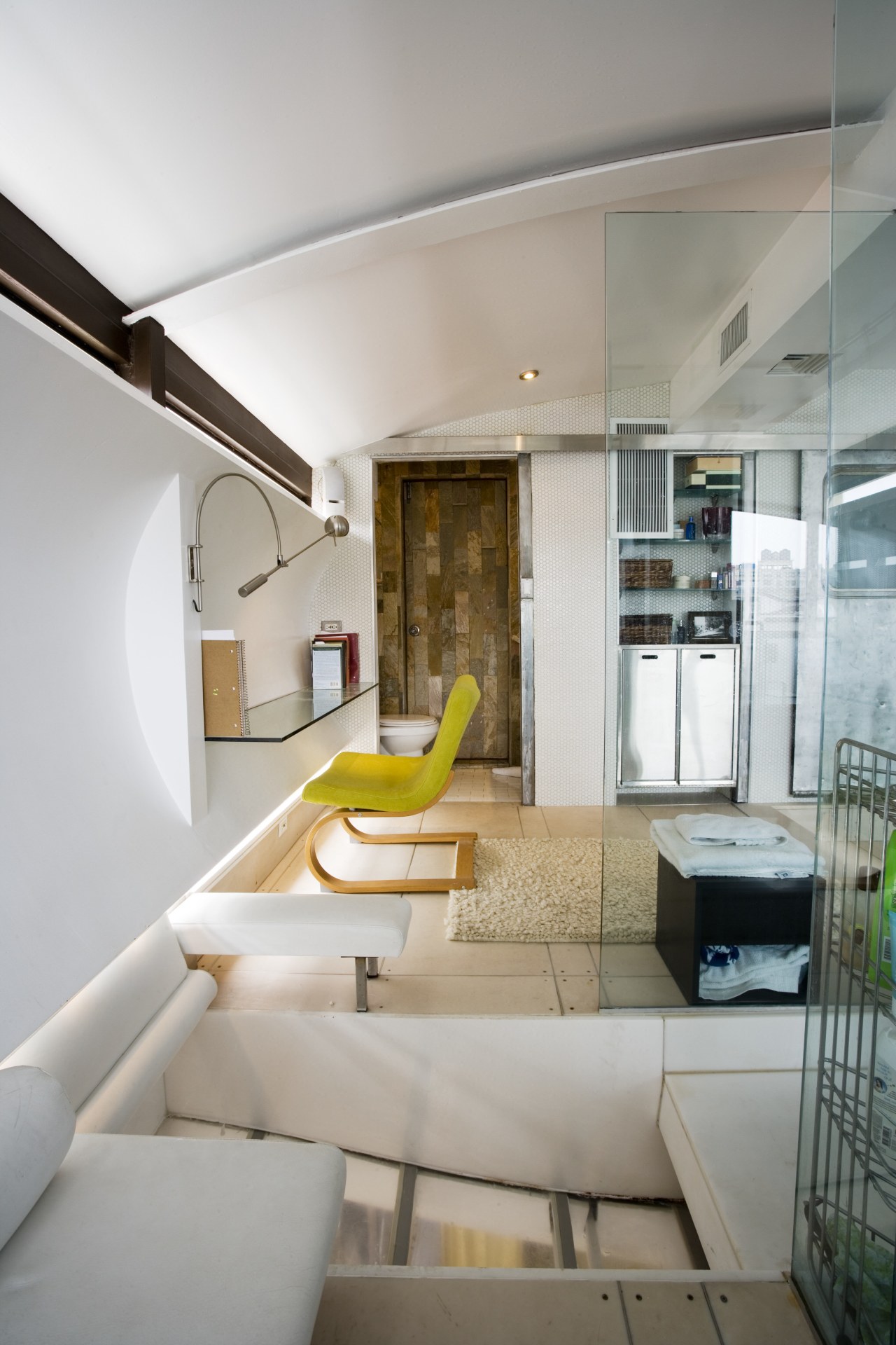 A view of the master bedroom and Bathroom, architecture, ceiling, house, interior design, living room, gray