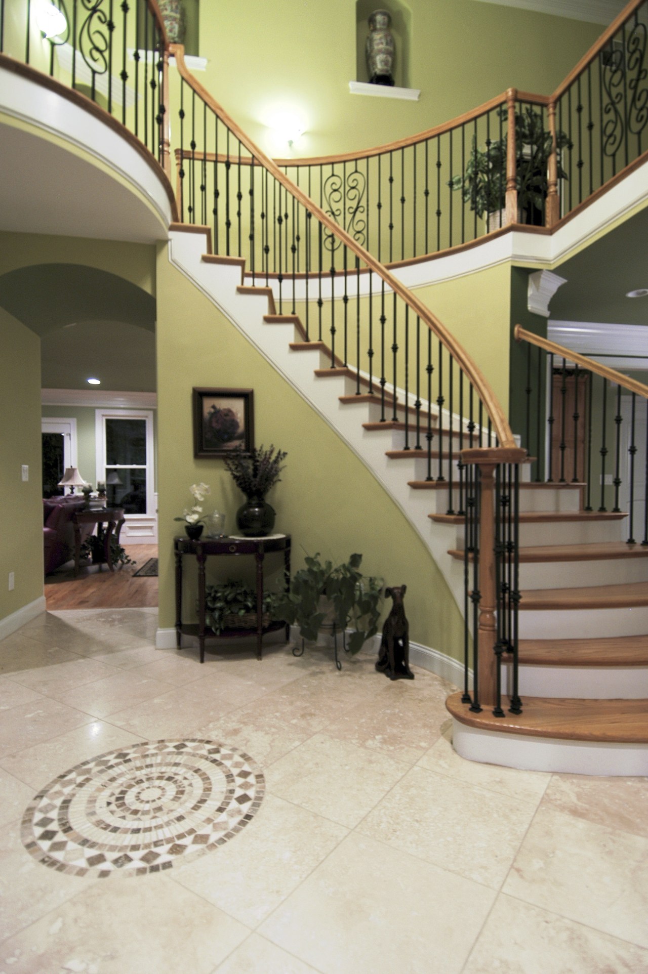 Atlanta Design & Build's principal designer Dale Contant baluster, estate, floor, flooring, handrail, hardwood, home, interior design, laminate flooring, lobby, property, real estate, stairs, tile, wood flooring, gray, brown