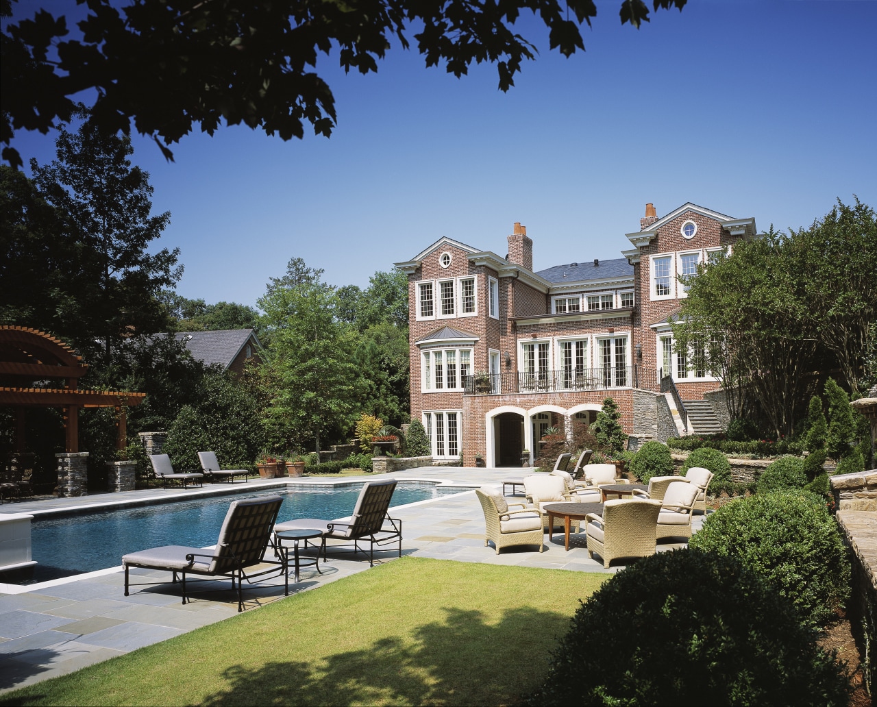 View of Windows, Doors and Window trims by building, cottage, estate, historic house, home, house, mansion, property, real estate, residential area, villa, black