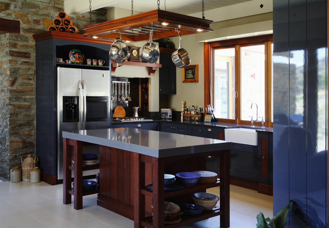 View of kitchen designed by Barret Joinery. cabinetry, countertop, cuisine classique, furniture, interior design, kitchen, room, black