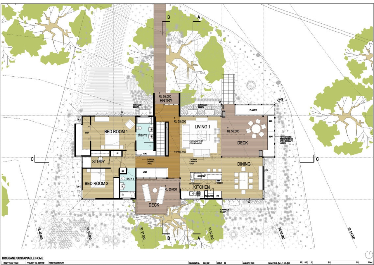 Floor plan for sustainable home built by Natural architecture, area, diagram, elevation, floor plan, mixed use, neighbourhood, plan, real estate, residential area, suburb, urban design, white