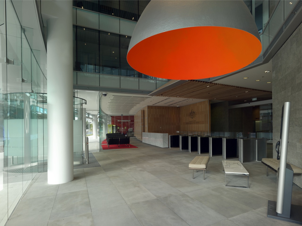 18 Marcus Clarke urban commercial building architecture, ceiling, daylighting, floor, glass, interior design, lobby, gray