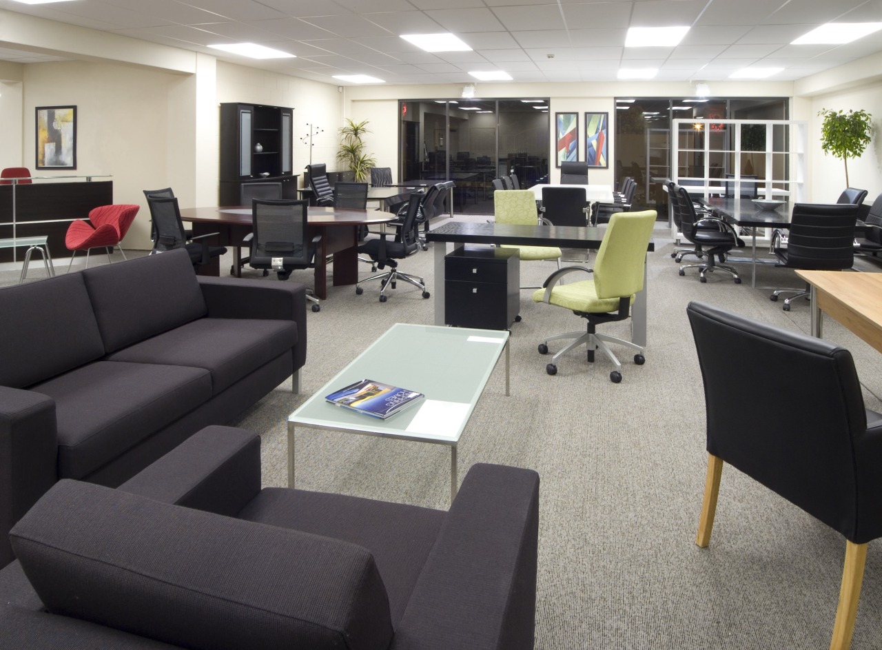 Office Furnitue showroom various floor, flooring, furniture, interior design, living room, office, gray, black