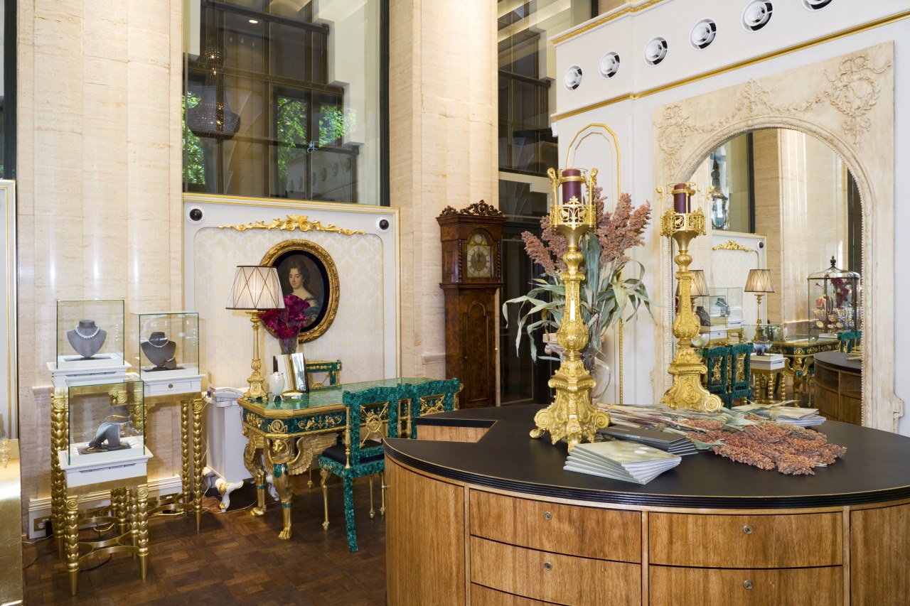 Interior view of Fairfax and Roberts featuring lighting, furniture, interior design, white, brown