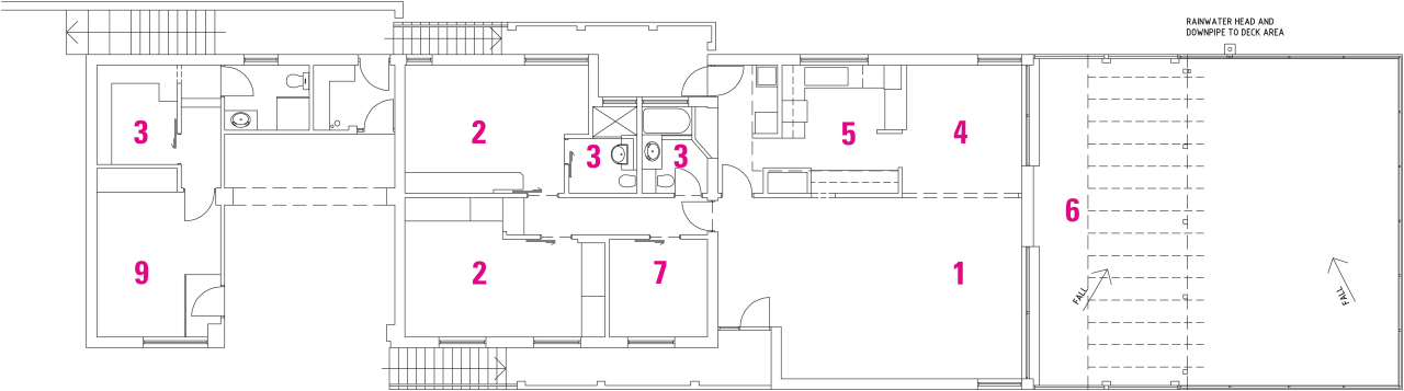 image of the legend for the plans. angle, architecture, area, design, diagram, drawing, floor plan, font, line, pattern, plan, product, product design, structure, symmetry, technical drawing, text, white