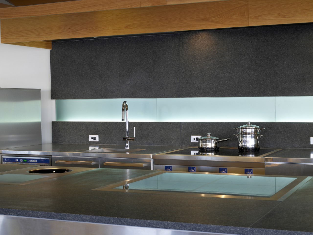 Interir view of the Electrolux Home Products head architecture, billiard room, ceiling, countertop, floor, flooring, glass, interior design, lighting, pool, recreation room, table, wood, black