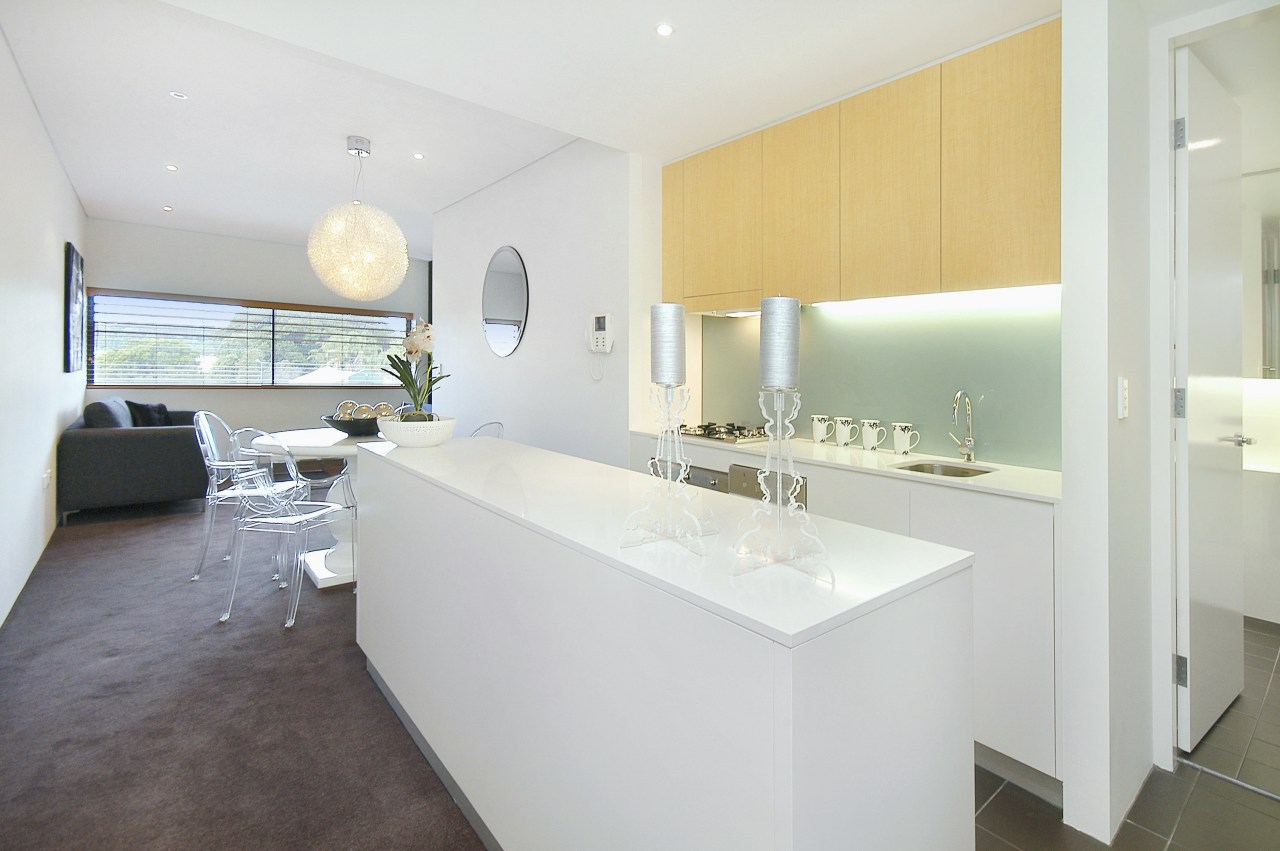 View of kitchen in one of the Capella architecture, countertop, estate, floor, house, interior design, kitchen, property, real estate, room, sink, white