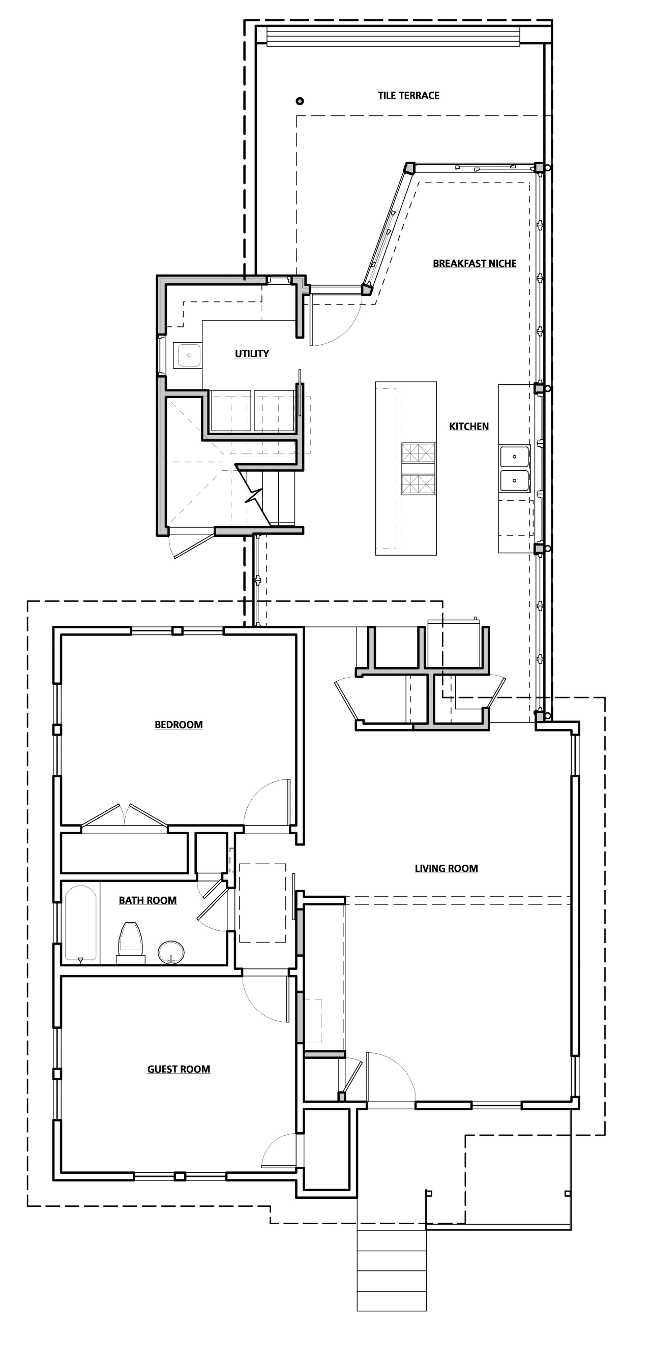 View of floor plans. angle, area, black and white, design, diagram, drawing, floor plan, line, plan, product, product design, technical drawing, white