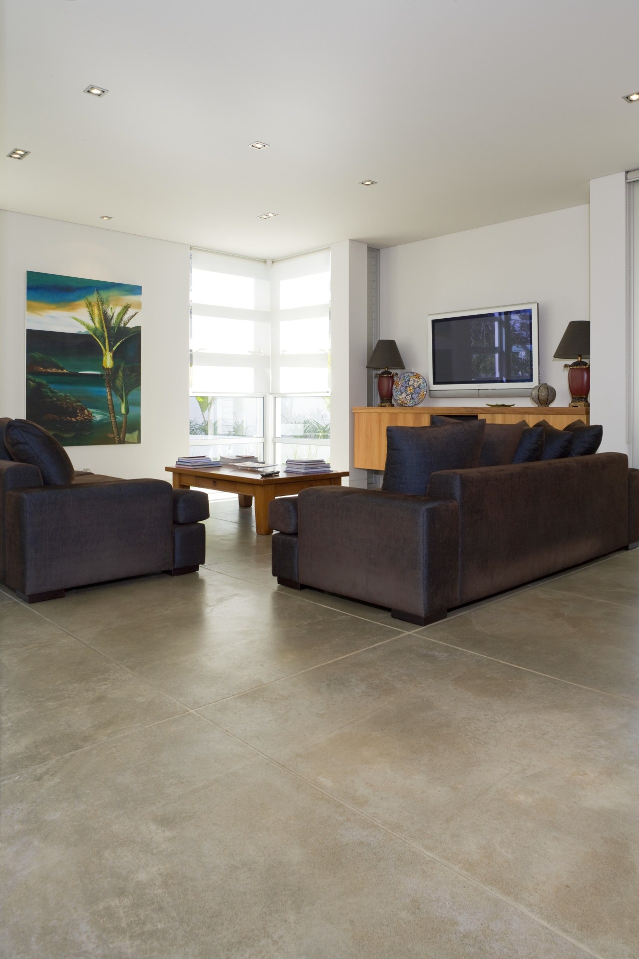 The Peter Fell system is available in a floor, flooring, furniture, hardwood, house, interior design, laminate flooring, living room, property, real estate, room, table, tile, wall, wood, wood flooring, gray