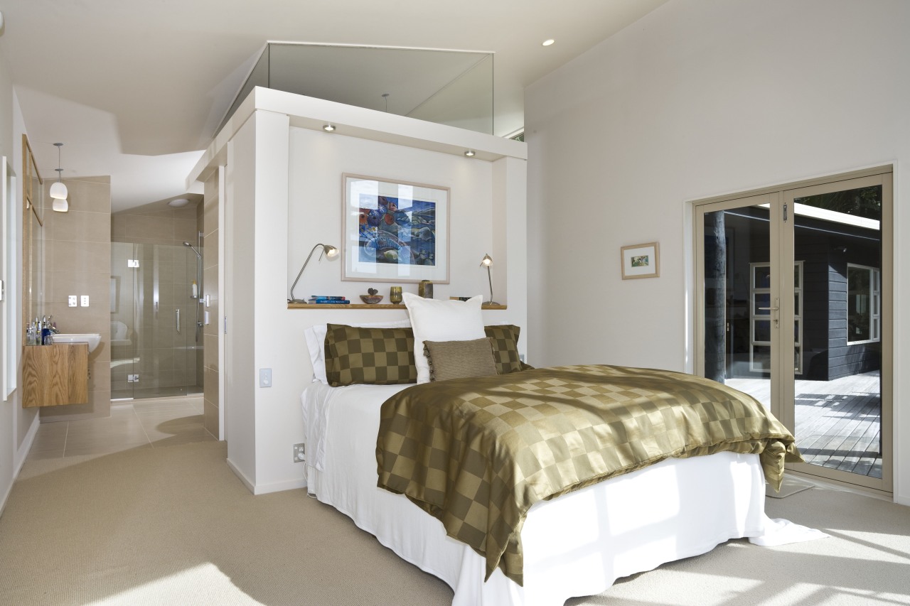 the bedroom features A new dressing room was bedroom, ceiling, estate, home, interior design, real estate, room, suite, gray