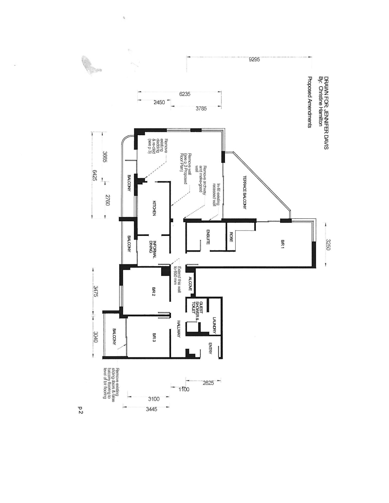 View of plans for this apartment kitchen. angle, area, black and white, design, diagram, drawing, floor plan, font, line, plan, product design, schematic, text, white