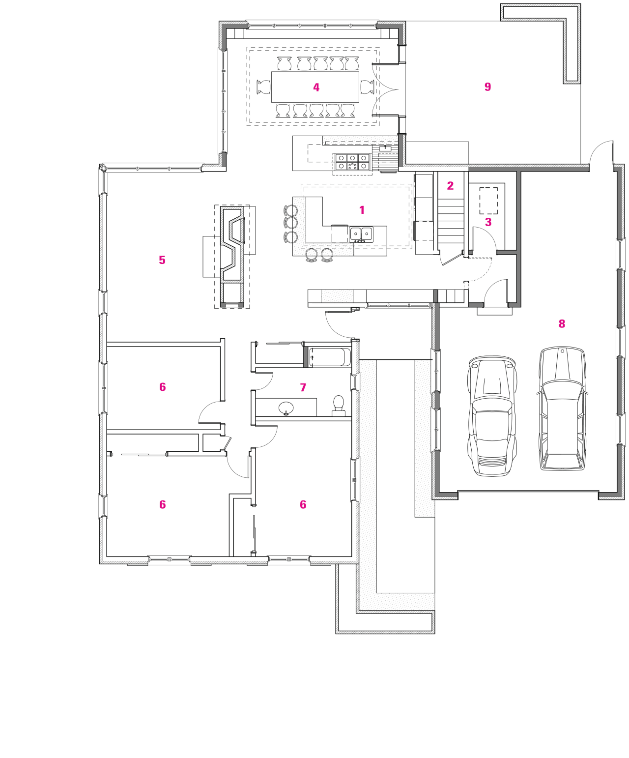 Image of floor plans for the renovation. area, design, diagram, drawing, floor plan, line, plan, product, product design, text, white
