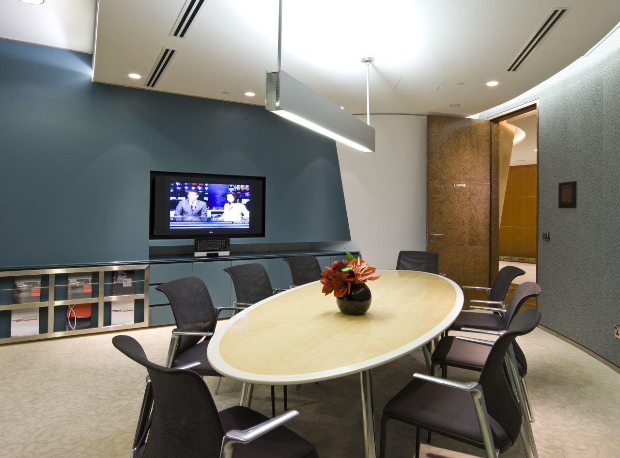 View of a casual meeting area featuring furnishings, conference hall, interior design, office, gray