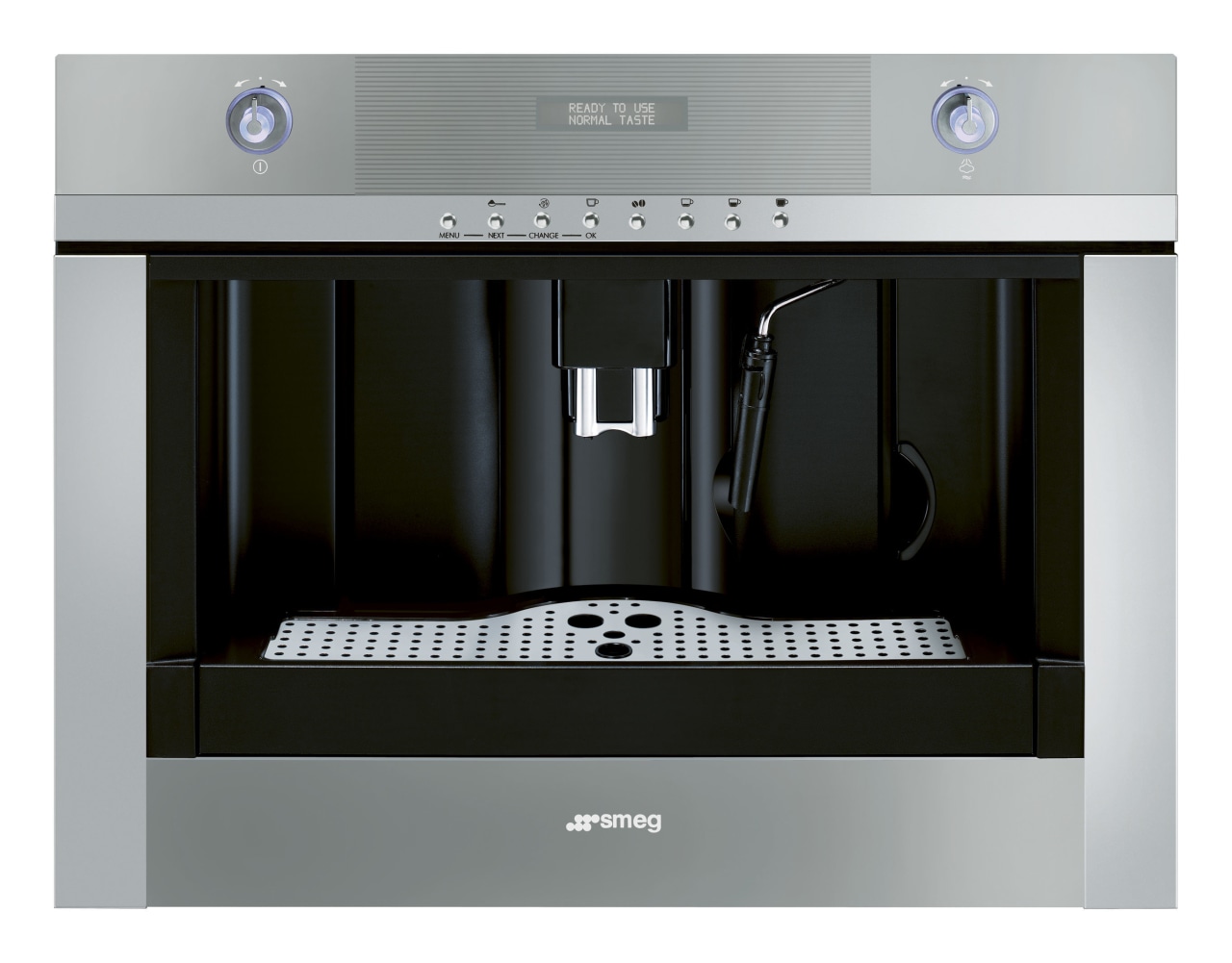 Designed by Hacker Kitchens, this kitchen features appliances coffeemaker, espresso machine, home appliance, kitchen appliance, product, product design, small appliance, gray, black