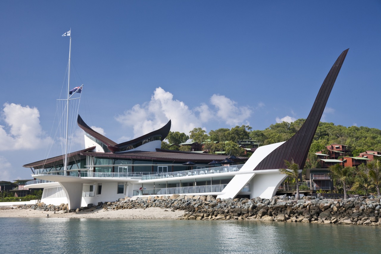 With its distinctive sail and keel forms, the sea, sky, tourism, water, teal